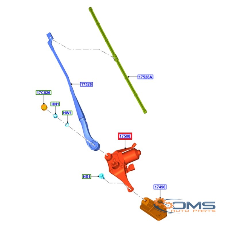 Transit Custom Wiper Motor | OMS Auto Parts