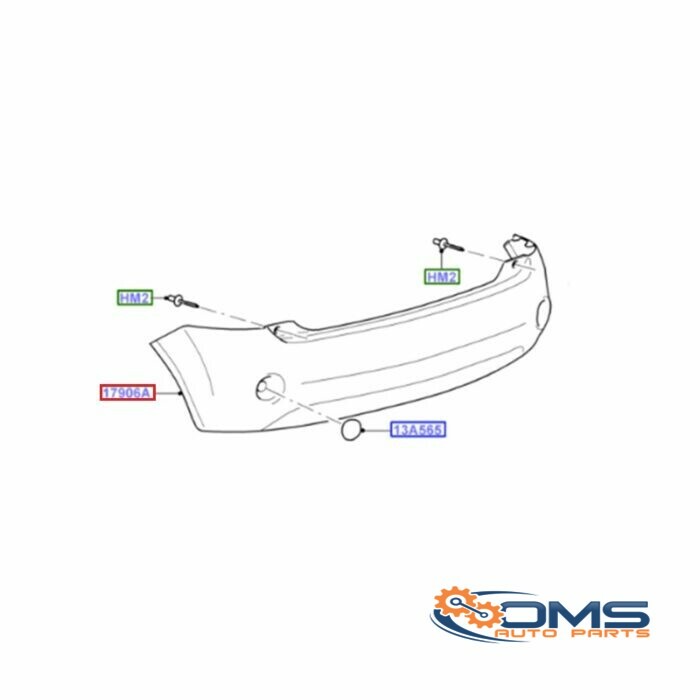 Ford Fiesta Rear Bumper | OMS Auto Parts