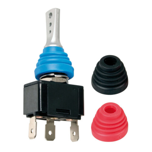 Toggle Switch With Interchangeable Boots - 12-24V - OMS Auto Parts