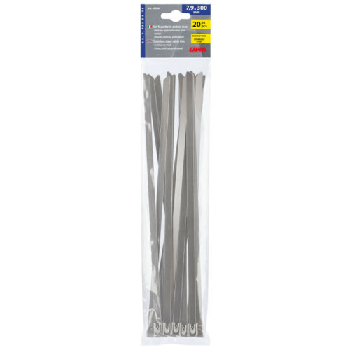 Cable Ties Stainless Steel, 20pcs - 7,9x300mm - OMS Auto Parts