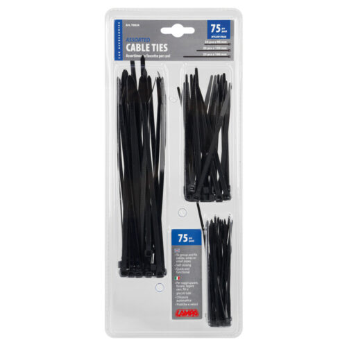 Cables Ties Nylon 75pcs Assorted - OMS Auto Parts
