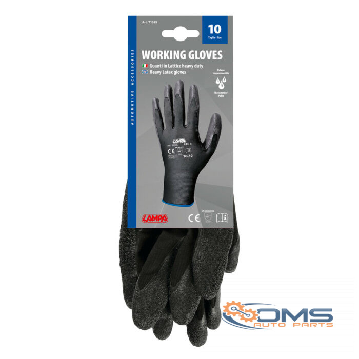Work Gloves - Size 10 - OMS Auto Parts